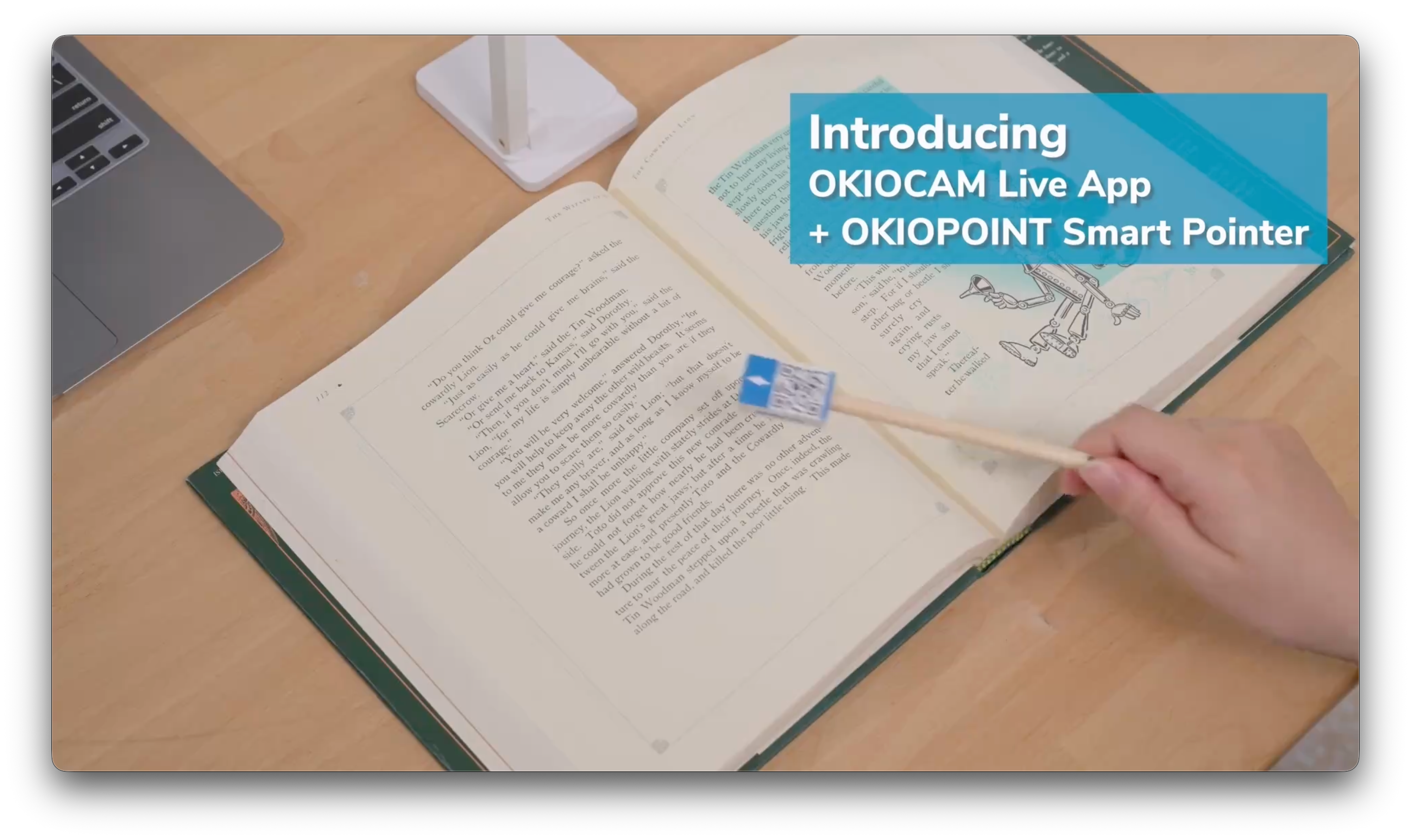 Amazon.com: OKIOLABS OKIOCAM T-4K 8MP USB Document Camera for